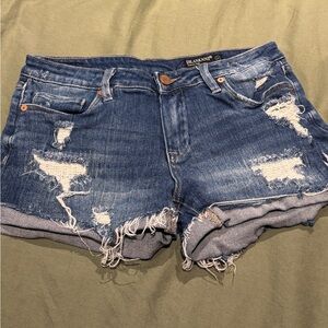 Blank NYC The Fulton Distressed Denim Shorts - Sz 27